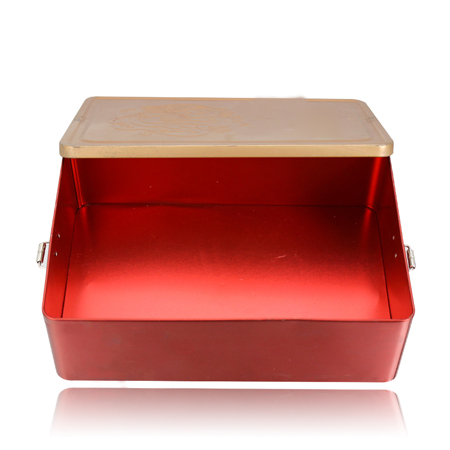 tin box rectangular for goods packaging